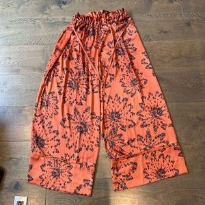 Stylish silky dress pants.